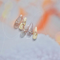 Cute Jelly Bowknot Butterfly Chic Animals Ribbon Tie Shine 3D Fantasy Nail Art Decorations Stickers DIY Dreamy Manicure Decals (Online Order Only)