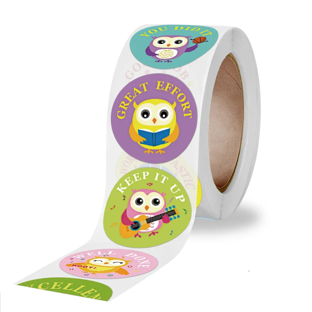 100-500pcs Teacher Reward Stickers for Kids Children School Encouragement Students Stickers Games Toy Animals Stationery Labels (ONLINE ORDER ONLY)