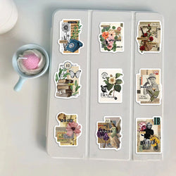 53PCS Vintage Sticky Note Stickers For Waterproof Decal Laptop Motorcycle Luggage Snowboard Fridge Phone Car Sticker (Online Order Only)