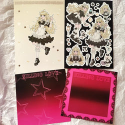 New Cute Cool Sweet Maid Girl Stickers Diary Scrapbooking DIY Album Decoration Sticker Aesthetic Personalized Kawaii Stationery (ONLINE ORDER ONLY)