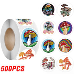 100-500pcs Summer Cartoon Handcrafted Decorative Gift Box with Self-adhesive Stickers for Sealing Stationery stickers (Online Order Only)