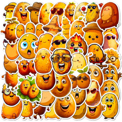 Funny Potato Meme Stickers for DIY Decor - 10/25/50pcs (Online Order Only)