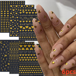 5/8Pcs 3D Hawaiian Flowers Nail Art Stickers Summer Decors with Tropical Leaves Slider Vibrant Pink & White Flowers for Parties* (ONLINE ORDER ONLY)