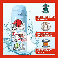 10/25/50pcs Mixed Baseball and Softball Sticker Packs (ONLINE ORDER ONLY)
