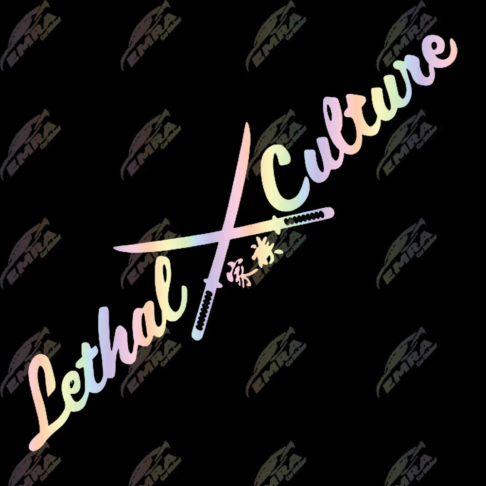 Fashion Car Sticker JDM Style Reflective Vinyl Decal for Night Driving Safety Decoration windscreen Waterproof Vinyl Decals (ONLINE ORDER ONLY)