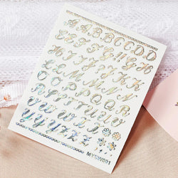 1Pc Laser Silver Gold Lines Stripe Nail Sticker Metal Strip Luxury Nails Slider Self Adhesive Slider Papers Transfer Stickers *& (Online Order Only)