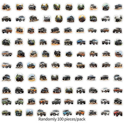 Cool Off-Road Vehicle Series Sticker Packs (ONLINE ORDER ONLY)