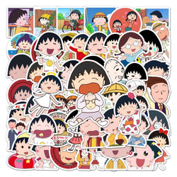 MINISO Cute Cartoon Waterproof Stickers 50Pcs Vinyl Decals (Online Order Only)