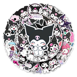 MINISO Kuromi Waterproof Vinyl Stickers 50Pcs (Online Order Only)
