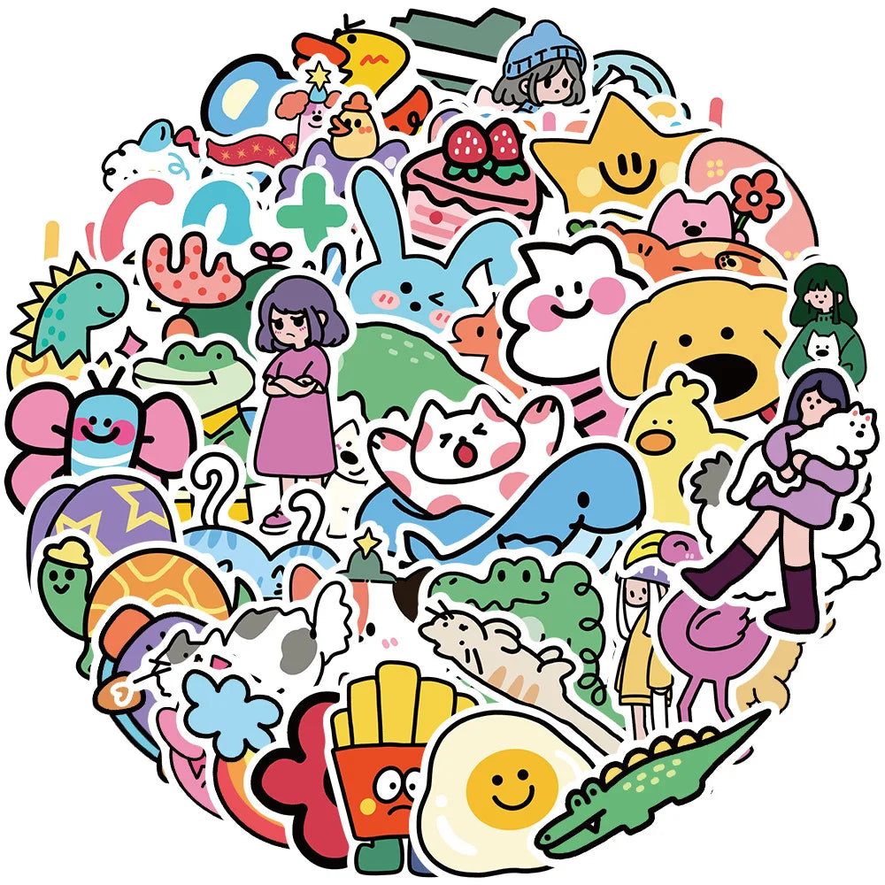 Cartoon Planet Stickers for Suitcase, Skateboard, Laptop, Phone, Car - 10/30/50pcs (ONLINE ORDER ONLY)