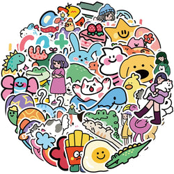 Cartoon Planet Stickers for Suitcase, Skateboard, Laptop, Phone, Car - 10/30/50pcs (ONLINE ORDER ONLY)
