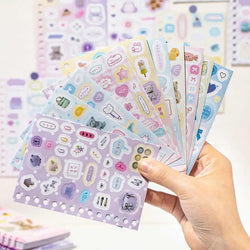 30sheets/piece Korean Ins Cute Collage Material Decorative Sticker Book Laptop Kpop Scrapbook Journal Kawaii Stickers Kids Gift (ONLINE ORDER ONLY)