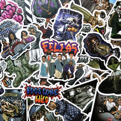 Hip Hop Homies Stickers 10/50PCS Waterproof Decals for Helmet, Water Bottle, Laptop, Car (Online Order Only)