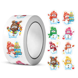 100-500pcs Christmas Theme Seal Labels Stickers Merry Christmas Stickers For DIY Gift Baking Package Envelope Stationery Lables (ONLINE ORDER ONLY)