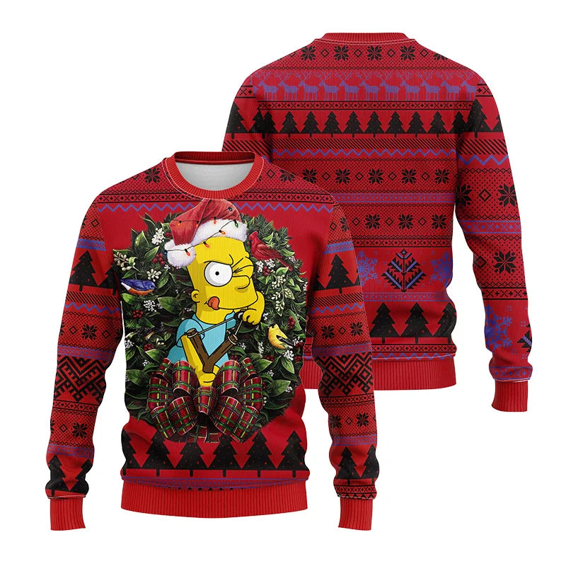 Simpsons Ugly Christmas Sweater - The Simpsons (ONLINE ORDER ONLY)