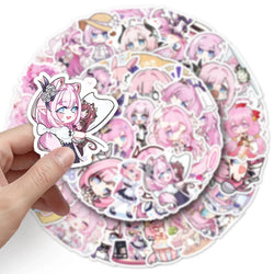 10/30/50PCS Honkai Impact 3 Stickers Cute Elysia Cartoon Sticker Fridge Luggage Laptop Phone Guitar Car Bike Skateboard Decals (ONLINE ORDER ONLY)