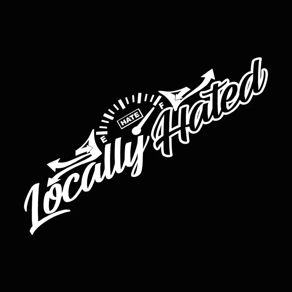 JDM Car Sticker Locally Hated for Windshield Banner Decoration Competition Style External Accessories Waterproof Vinyl Decals (ONLINE ORDER ONLY)