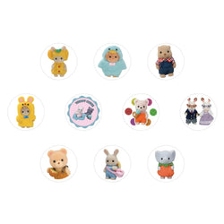 100-500pcs Cute Cartoon Animal Reward Stickers Funny Stationery Decals for Kids Toy DIY Phone Bottle Notebook Sealing Sticker (ONLINE ORDER ONLY)