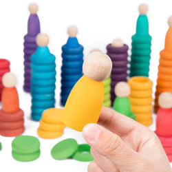 Rainbow Rings, Coins and Nins Pretend Play Toys (ONLINE ORDER ONLY)