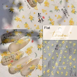 Hot Stamping Purple Line Love Heart Lace Bowknot Chain Branches Star Flower Leaf Butterfly Plant Flower Nail Art Stickers Decals (Online Order Only)
