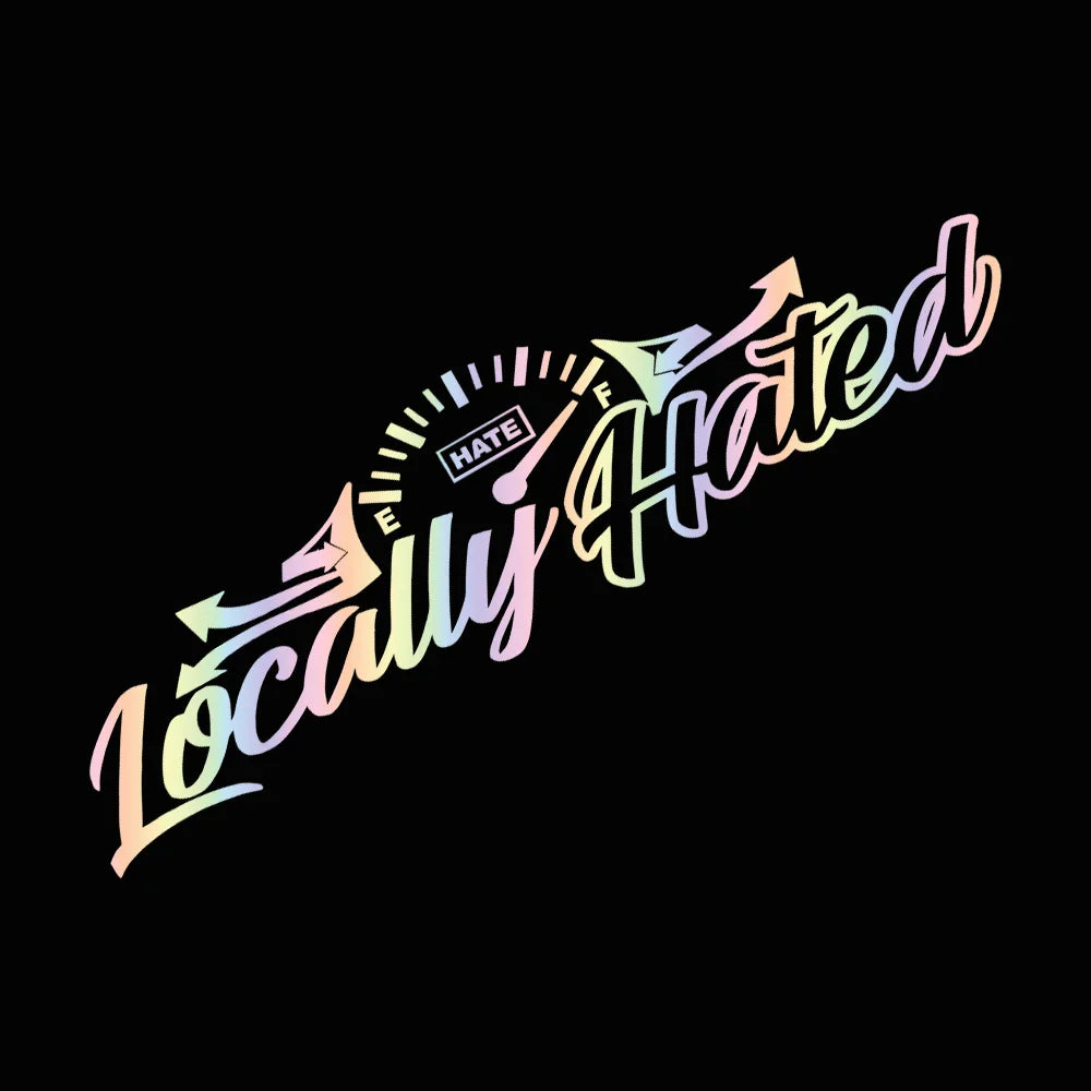 JDM Car Sticker Locally Hated for Windshield Banner Decoration Competition Style External Accessories Waterproof Vinyl Decals (ONLINE ORDER ONLY)