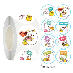 100-500pcs Children's Stickers New Small Animal Cartoon Sticker for Kids Gift Packaging Label Reward Stationery Stickers (Online Order Only)