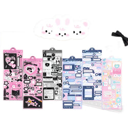 1Pc New Cute Dialog box Sticker Y2K Flakes Idol Card Album Deco Scrapbook DIY Material Decoration Stationery Stickers Aesthetic (ONLINE ORDER ONLY)