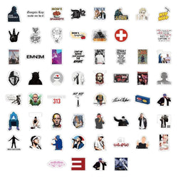 Killer White Detroit Rapper Eminem Sticker Pack (ONLINE ORDER ONLY)