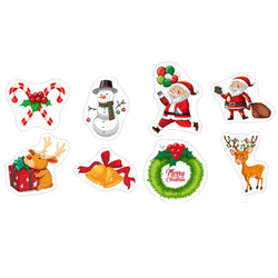 100-500pcs Merry Christmas Stickers Cristmas Xmas Party Seal Labels Stickers For DIY Gifts Baking Package Envelope Stationery (Online Order Only)