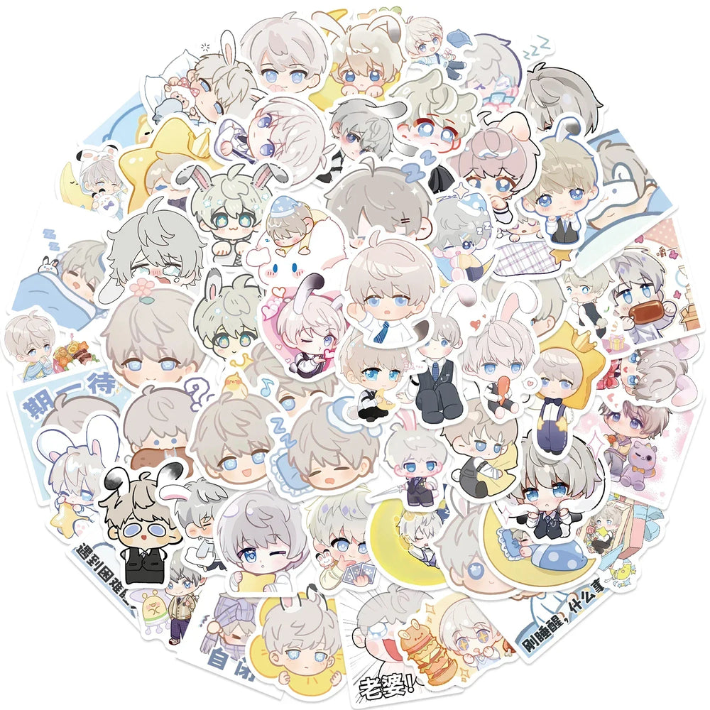 60Pcs Cute Person Stickers Waterproof For Kids Girls DIY Laptop Computer Luggage Guitar Phone Diary Cute Cartoon Sticker (ONLINE ORDER ONLY)