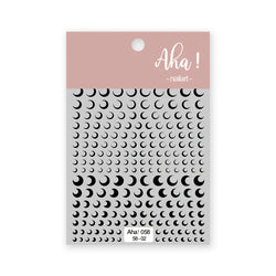 1pc Cute White Cloud Nail Stickers Ultra Thin Nail Art Stickers Self Adhesive Decals Star Moon/Flower/Clouds Kawaii Nail Decals (Online Order Only)