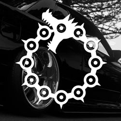 Dragon decals： Meliodas | Sin of Wrath | Seven Deadly Sins |for cartoon lovers&fans,high quality sticker for cars trucks &laptop (ONLINE ORDER ONLY)