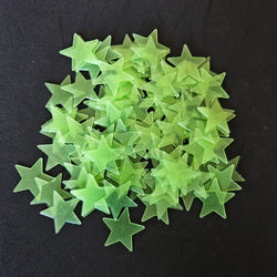 100Pcs Glow in the Dark Star Wall Stickers for Kids Room Decor (Online Order Only)