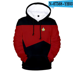 Star Trek The Next Generation Hoodie - 6 Variants (ONLINE ORDER ONLY)