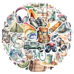 Cartoon Watercolor Graffiti Stickers for Suitcase, Skateboard, Laptop, Luggage, Phone - 10/30/50Pcs (ONLINE ORDER ONLY)