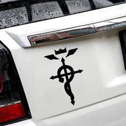 Alchemy Ed’s Coat Symbol Sticker,creative&Unique decal for cartoon fans,high quality sticker for cars trucks motorcycles &laptop (ONLINE ORDER ONLY)
