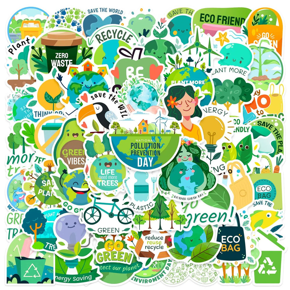 50pcs Eco-Friendly Graffiti Stickers for Helmet, Wall, Desktop Decoration (ONLINE ORDER ONLY)