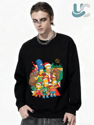 Simpsons Sweatshirt - Happy Holidays From Springfield! (ONLINE ORDER ONLY)