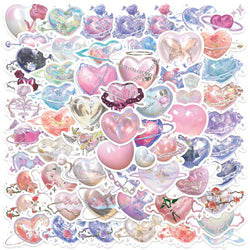 Colorful Rose Love Stickers for Phone Laptop Guitar Skateboard Cup DIY Aesthetic Gifts (Online Order Only)