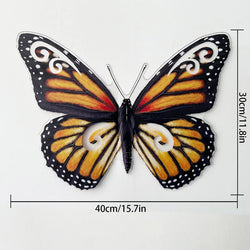 3D Butterfly Wall Sticker 40cm for Wedding, Home, Living Room, Bedroom Decor (Online Order Only)