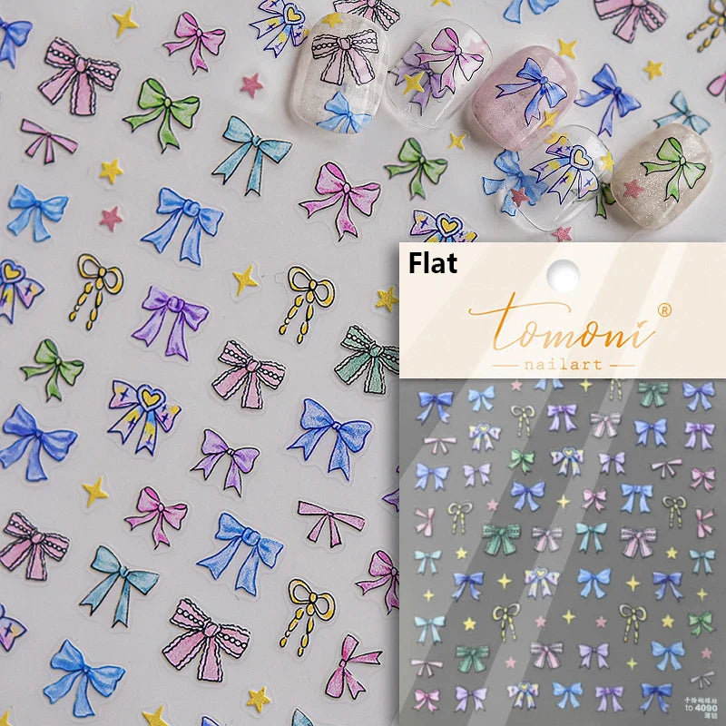Round Jeans Square Sexy Blue Series Cowboy Lucky Beautiful Letter Self Adhesive Nail Art Sticker Pearl Rhinestone Manicure Decal (ONLINE ORDER ONLY)