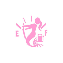 Mermaid Empty Full Gas Gauge Sticker for Car Fuel Tank Cap Door Decoration Automotive Supplies Waterproof Vinyl Decals (ONLINE ORDER ONLY)