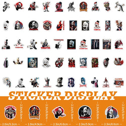 53PCS Terrifier Costumed Clown Sticker Pack (Online Order Only)