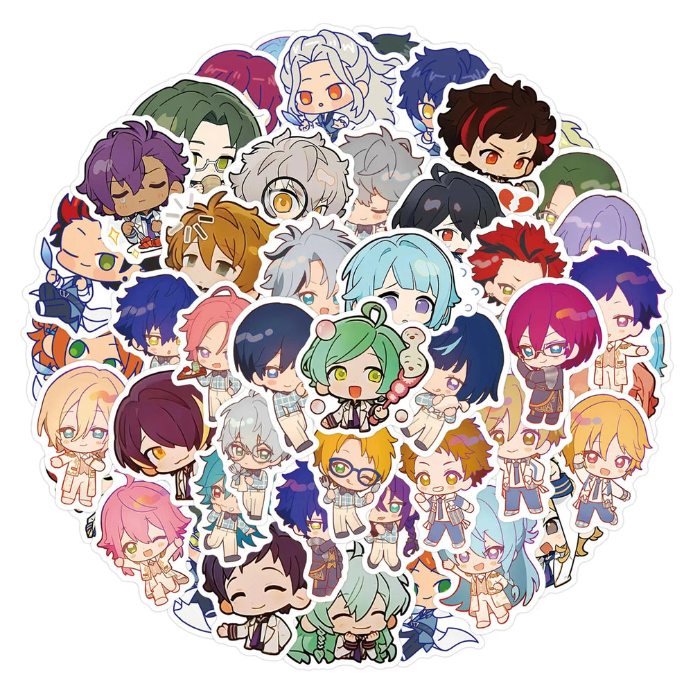 10/30/60PCS Ensemble Stars Stickers Funny Game Graffiti Decals Fridge Luggage Laptop Phone Guitar Car Bike Skateboard Sticker (ONLINE ORDER ONLY)