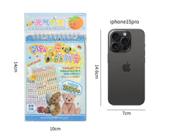 18 Sheets/piece Cute Mini Stickers Decorative Stickers Scrapbooking Laptop DIY Sticker Kids Toy Gift School Stationery (ONLINE ORDER ONLY)