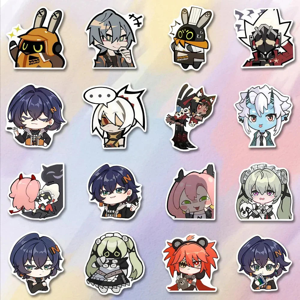 10/30/54pcs Anime Game Zenless Zone Zero Stickers Decals Skateboard Phone Laptop Motorcycle Waterproof Sticker Kids Classics Toy (ONLINE ORDER ONLY)