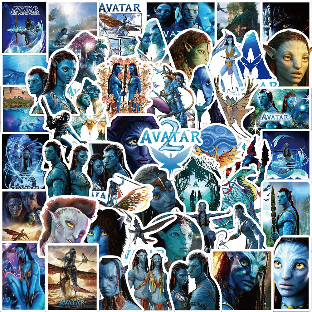 10/50Pcs Cartoon Anime Movie Avatar Stickers For Car Phone Suitcase Decor Vinyl Decals Waterproof Sticker for Kids Toys 2023 (ONLINE ORDER ONLY)