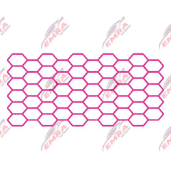Honeycomb JDM Car Sticker External Accessories Sports Competition Style Decorative Die Cutting PVC Vinyl Decals Fits For Any Car (ONLINE ORDER ONLY)