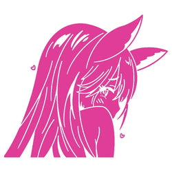 Japanese Anime Car Sticker Window Decoration Beautiful Girl Stickers Laptop Computer Auto Parts Vinyl Decal (ONLINE ORDER ONLY)
