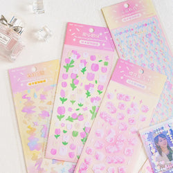 Lovely Sweet House Series Stickers Bubble Love Chain Scrapbooking Decorative Diary Album Stick Label Kawaii Korean Stationery (ONLINE ORDER ONLY)